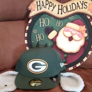 NFL Green Bay Packers cap with dog ear